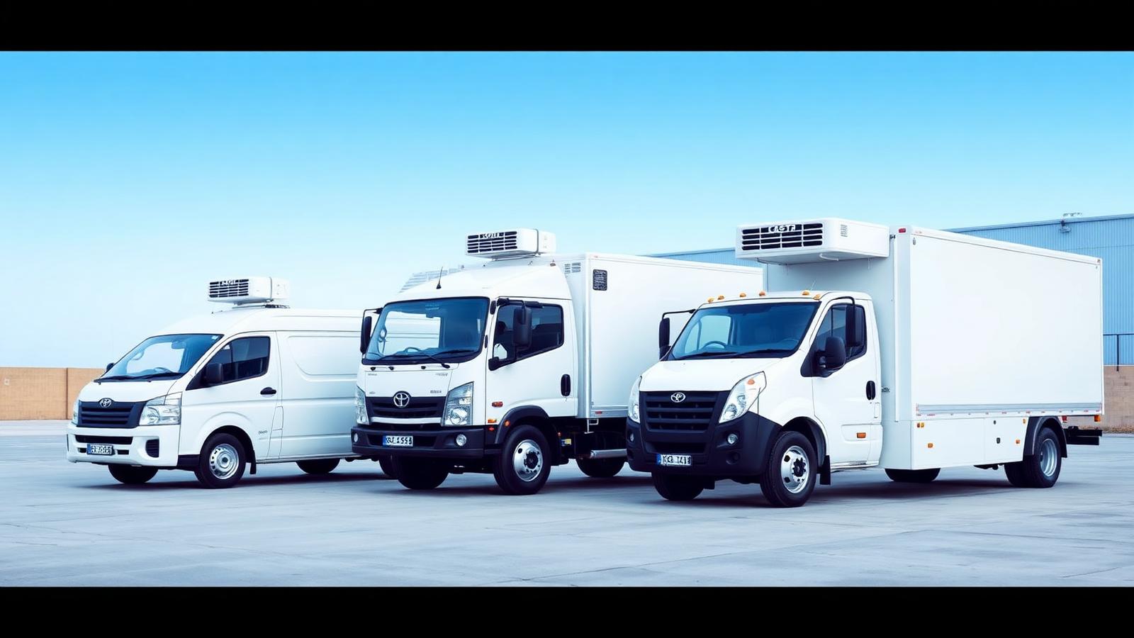 Falah chiller van fleet lineup